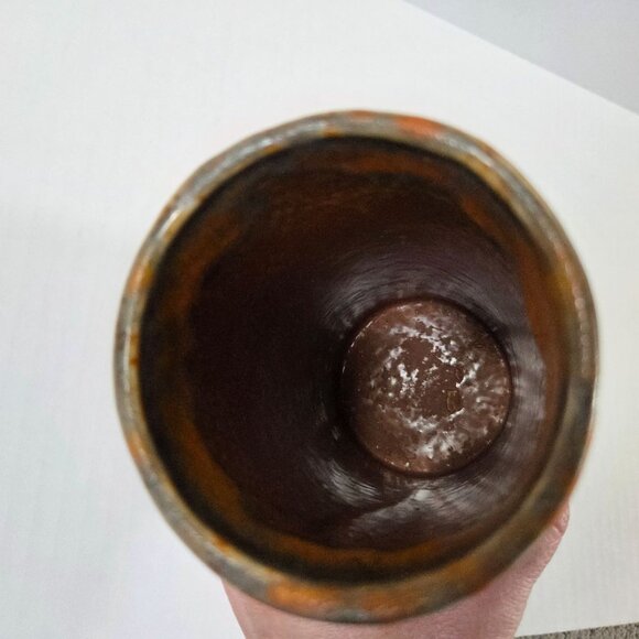 Vintage Royal Haeger Pottery Cylinder Vase Orange Peel Mid Century MCM - Picture 10 of 12